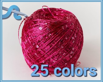 LENTEJUELA [100grs] - Fine Sequin Shiny Thread for Crafts