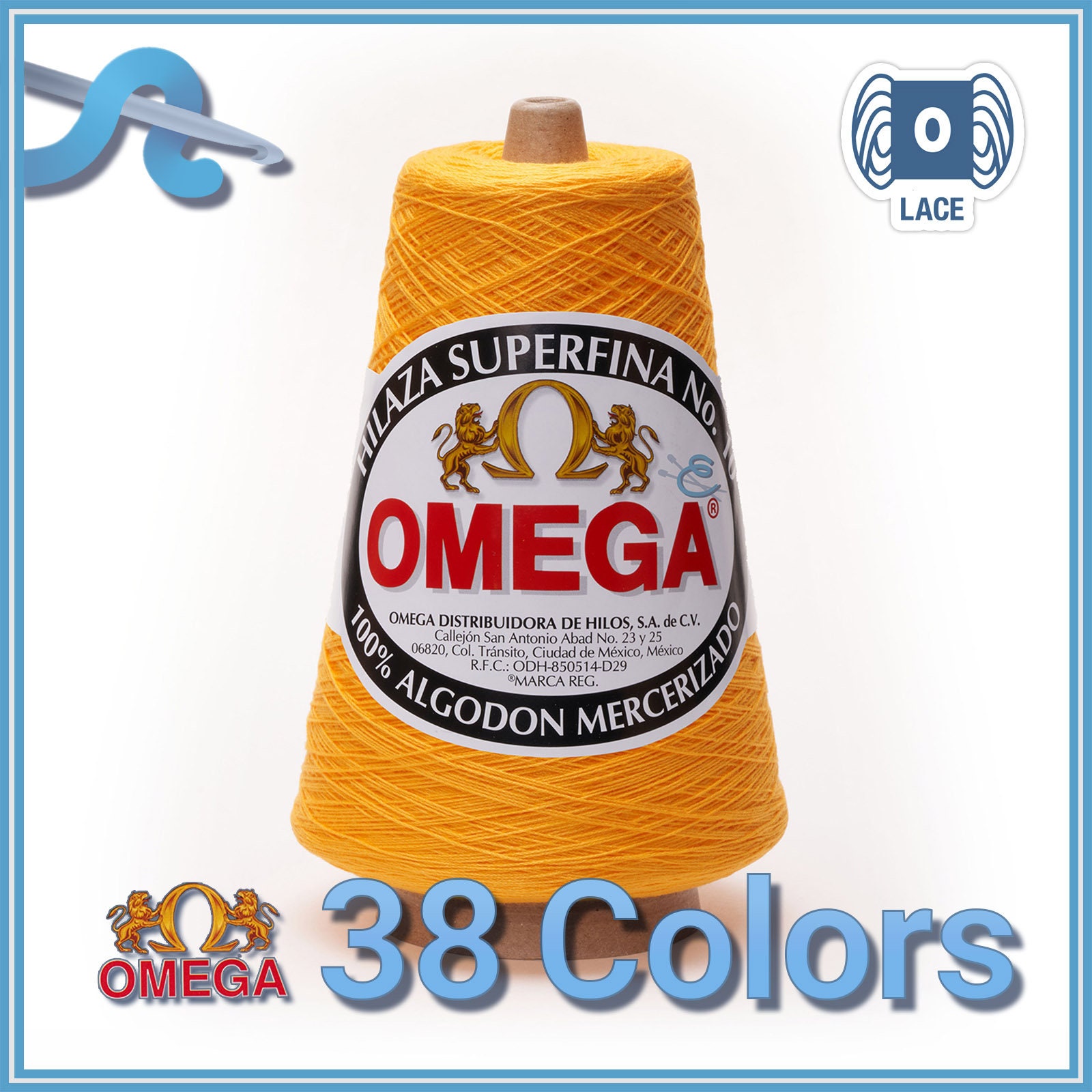 Crochet Omega gruesos 10,20,30