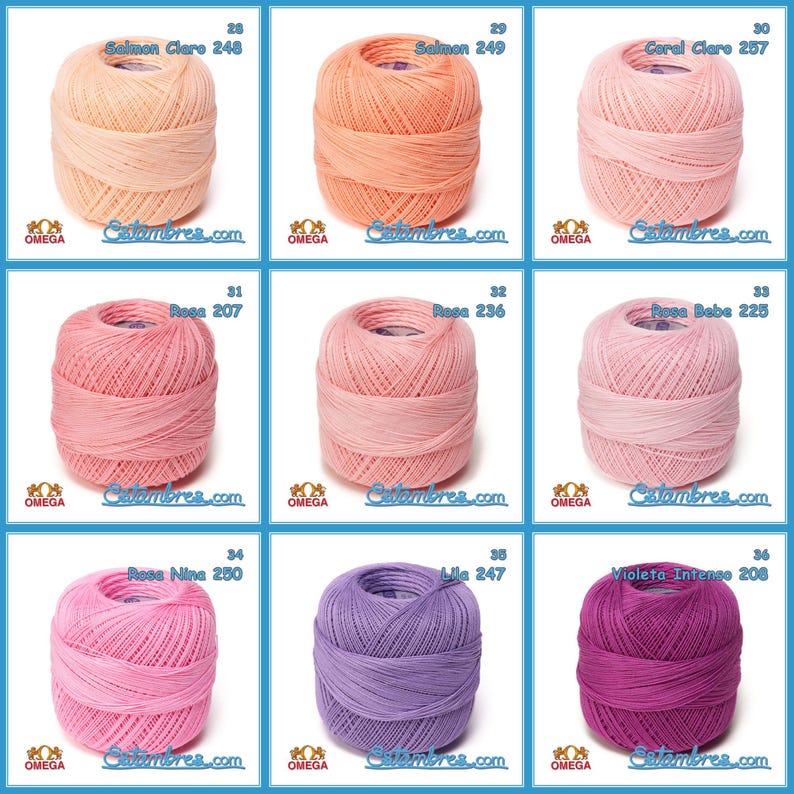 CROCHET OMEGA NO.20 [30grs] - 100% Mercerized Cotton Yarn for Fine Crochet image 5