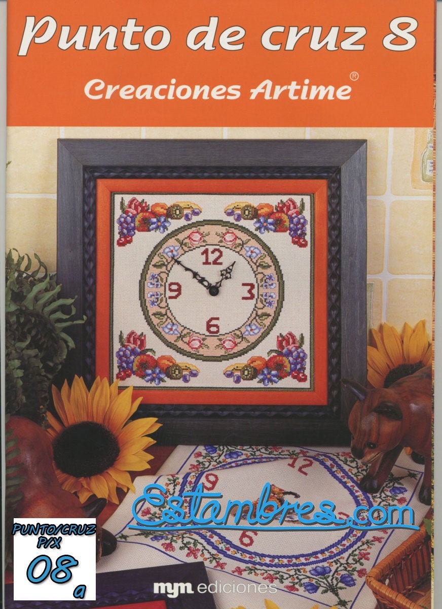 Buy Punto De Cruz No.08 embroidery Pattern Magazine by Muestras Y Motivos  Title Defaul Title Online in India 