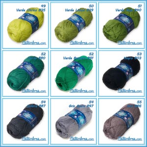 SINFONIA [100grs] by Omega - Elegant Fine 100% Mercerized Cotton Yarn for Knitting and Crafts image 9
