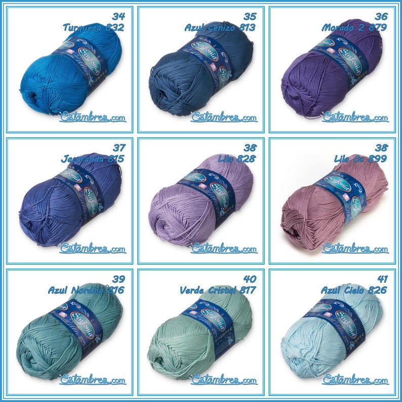 SINFONIA [100grs] by Omega - Elegant Fine 100% Mercerized Cotton Yarn for Knitting and Crafts image 7