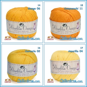 la ABUELITA OMEGA [50grs] - Ideal for Amigurumi 100% NON-Mercerized Cotton Yarn image 5