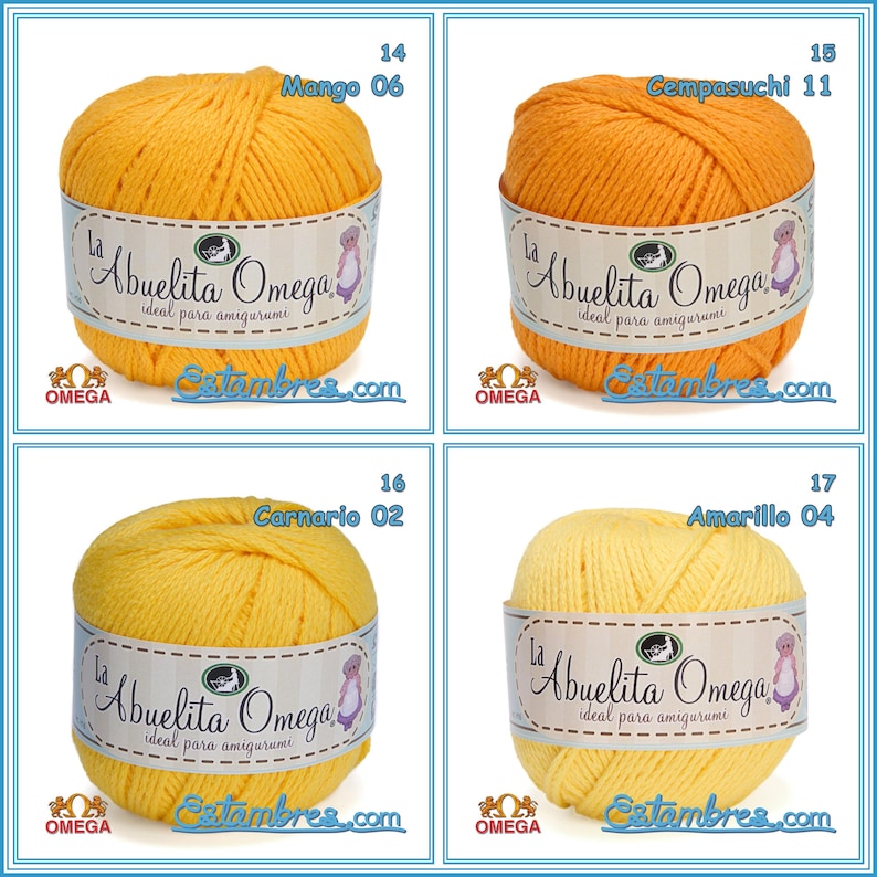 la ABUELITA OMEGA [50grs] - Ideal for Amigurumi 100% NON-Mercerized Cotton Yarn image 5