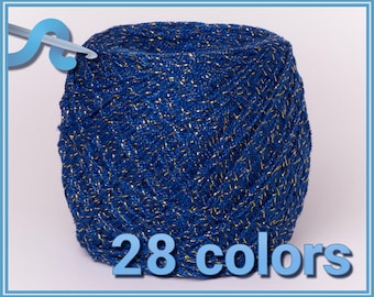 CRYSTAL Metallic [100grs] - La Pantera Rosa | Fine Mexican Crochet Thread Yarn for Clothing and Crafts