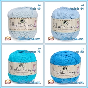 la ABUELITA OMEGA [50grs] - Ideal for Amigurumi 100% NON-Mercerized Cotton Yarn image 16