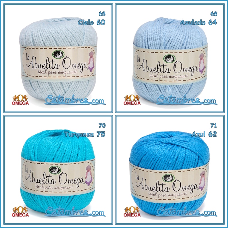 la ABUELITA OMEGA [50grs] - Ideal for Amigurumi 100% NON-Mercerized Cotton Yarn image 16