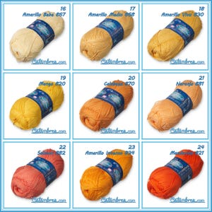 SINFONIA [100grs] by Omega - Elegant Fine 100% Mercerized Cotton Yarn for Knitting and Crafts image 5