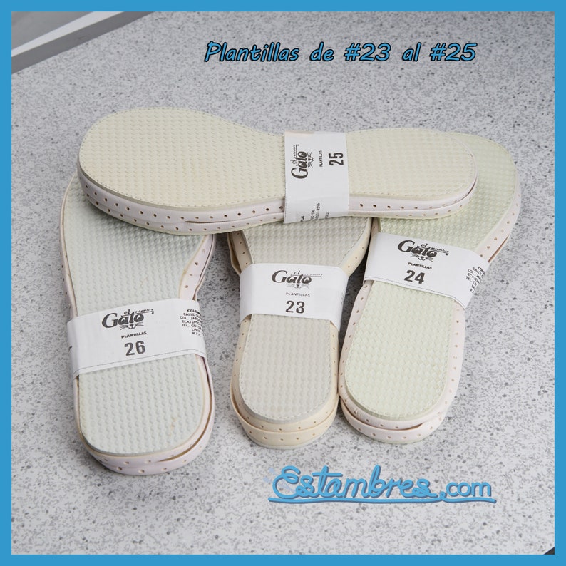 SEMELLES DE CHAUSSONS Paire par El Gato pour chaussons au crochet et au tricot image 3