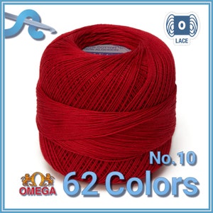 CROCHET OMEGA NO.10 [30grs] - 100% Mercerized Cotton Yarn for Fine Crochet