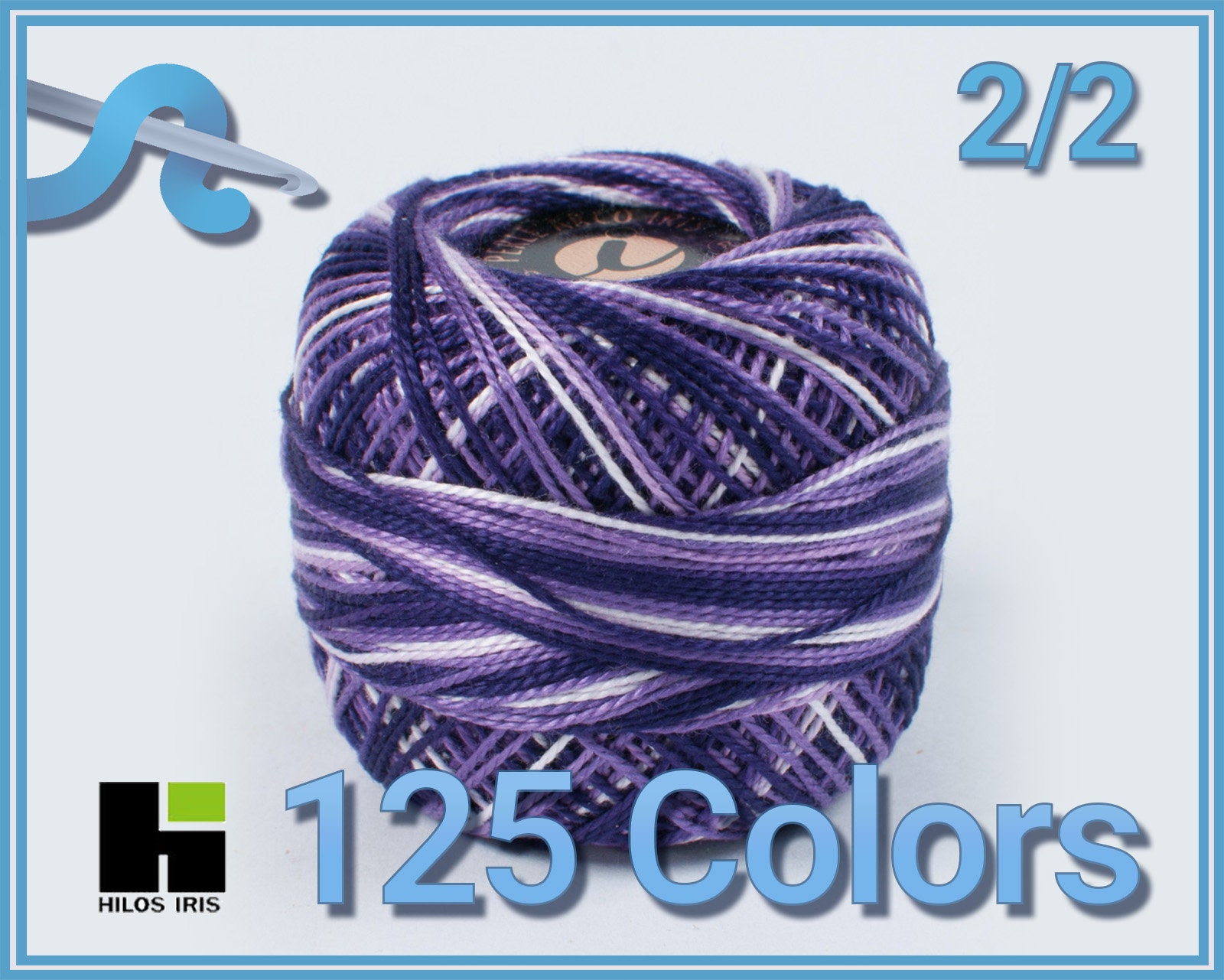 Perle Arcoiris 10grs 2 2 Hilos Iris Para Bordardo Etsy