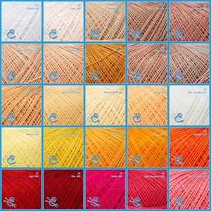CROCHET OMEGA NO.20 [30grs] - 100% Mercerized Cotton Yarn for Fine Crochet image 9