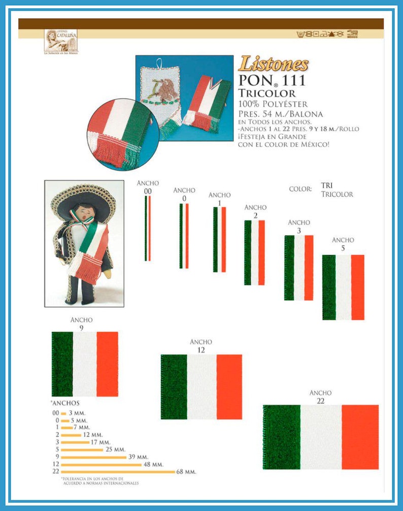 TRICOLOR [Mexican Ribbons and Braids] - Liston y Trenzas Bild 3