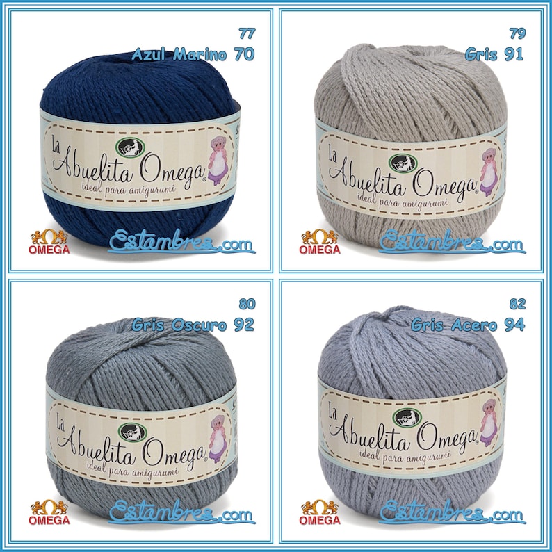 la ABUELITA OMEGA [50grs] - Ideal for Amigurumi 100% NON-Mercerized Cotton Yarn image 18