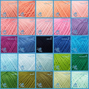 CROCHET OMEGA NO.20 [30grs] - 100% Mercerized Cotton Yarn for Fine Crochet image 10