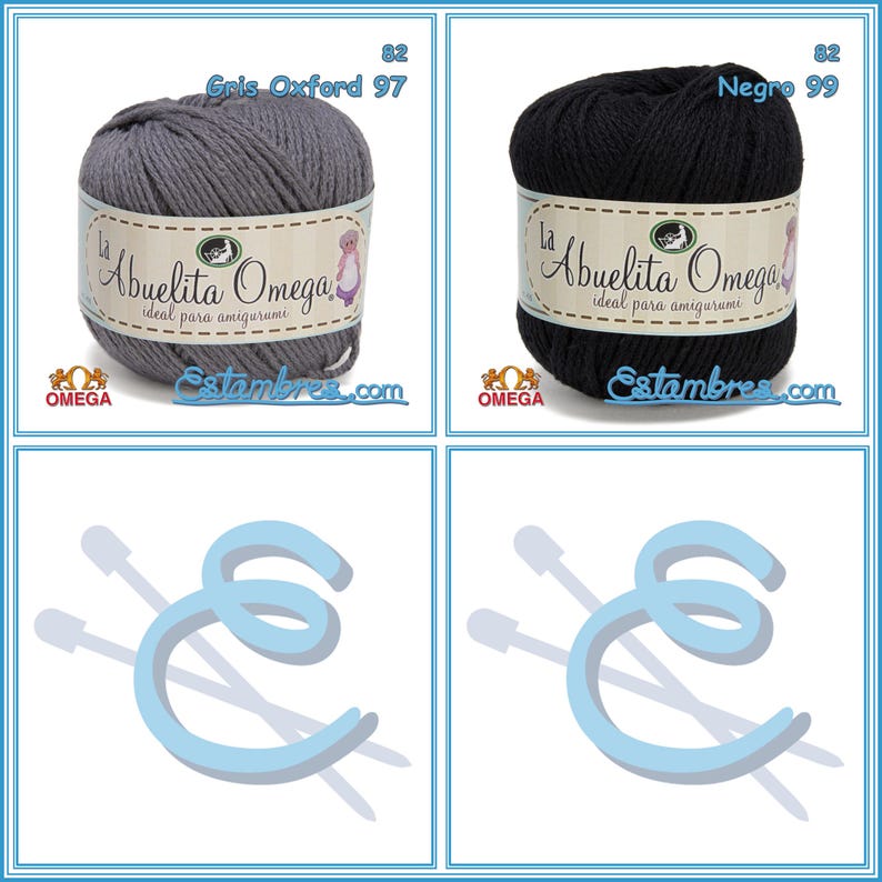 la ABUELITA OMEGA [50grs] - Ideal for Amigurumi 100% NON-Mercerized Cotton Yarn image 19