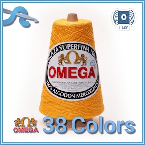 SUPERFINA NO.10 [240grs] - Omega | 100% Mercerized Cotton Yarn ideal for Fine Crochet