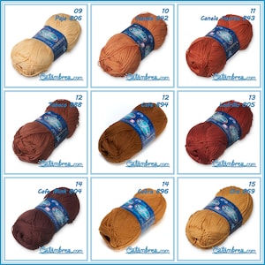 SINFONIA [100grs] by Omega - Elegant Fine 100% Mercerized Cotton Yarn for Knitting and Crafts image 4
