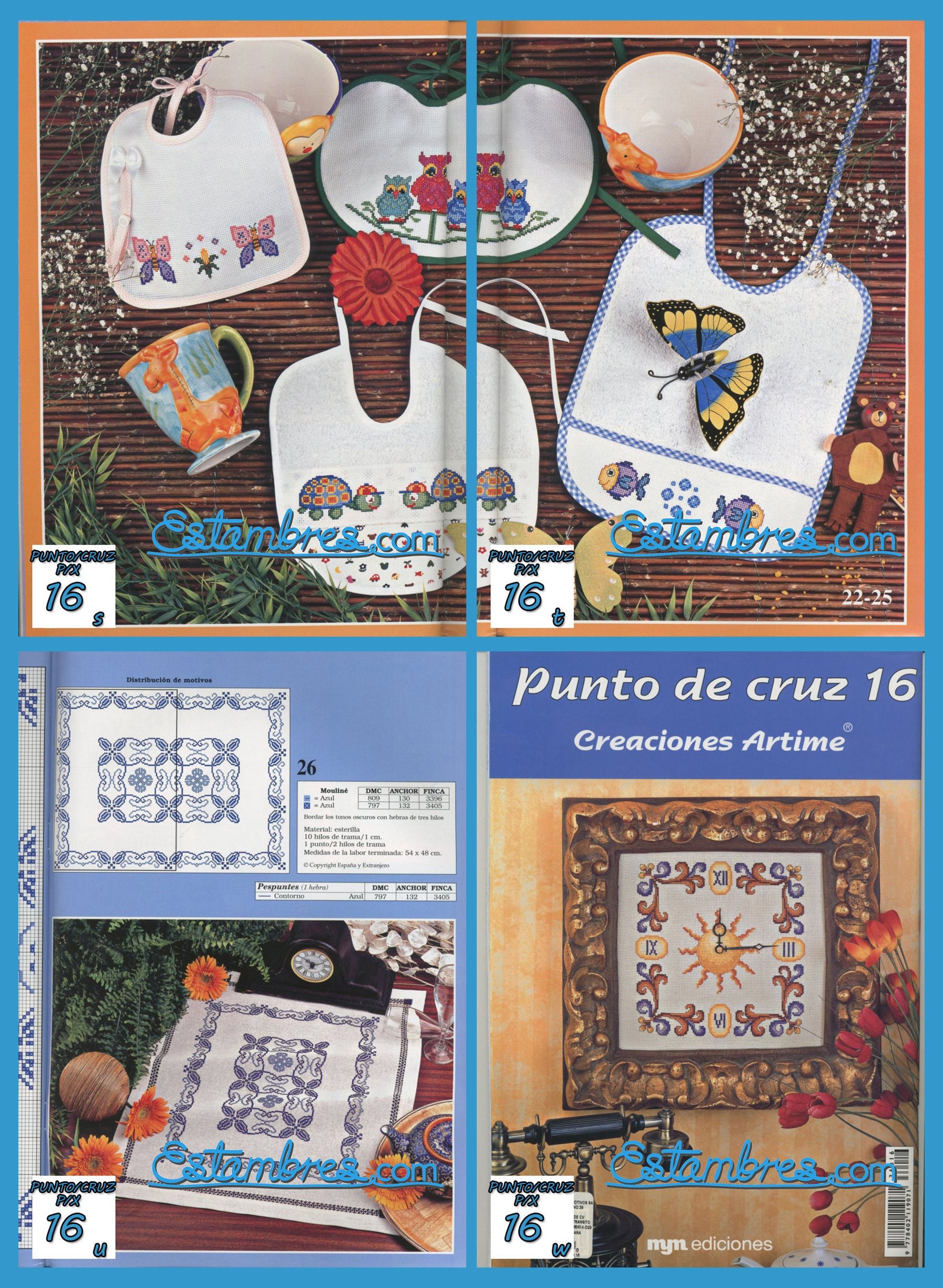 Buy Punto De Cruz No.08 embroidery Pattern Magazine by Muestras Y Motivos  Title Defaul Title Online in India 