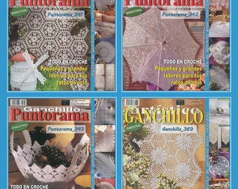 GANCHILLO [Revista con proyectos de Crochet] de Ganchillo Artistico y  Puntorama 