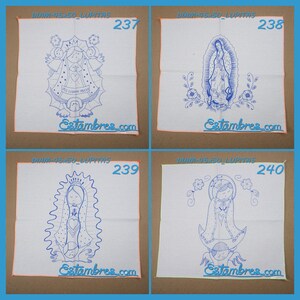 VIRGEN [Diamante 45x50cm] - Napkins for Stamped Cross-Stitch Embroidery image 5