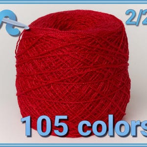 CRYSTAL [100grs] - 2 of 2 - La Pantera Rosa | Fine Mexican Crochet Thread Yarn for Clothing and Crafts