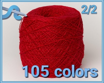 CRYSTAL [100grs] - 2 of 2 - La Pantera Rosa | Fine Mexican Crochet Thread Yarn for Clothing and Crafts