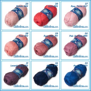 SINFONIA [100grs] by Omega - Elegant Fine 100% Mercerized Cotton Yarn for Knitting and Crafts image 6