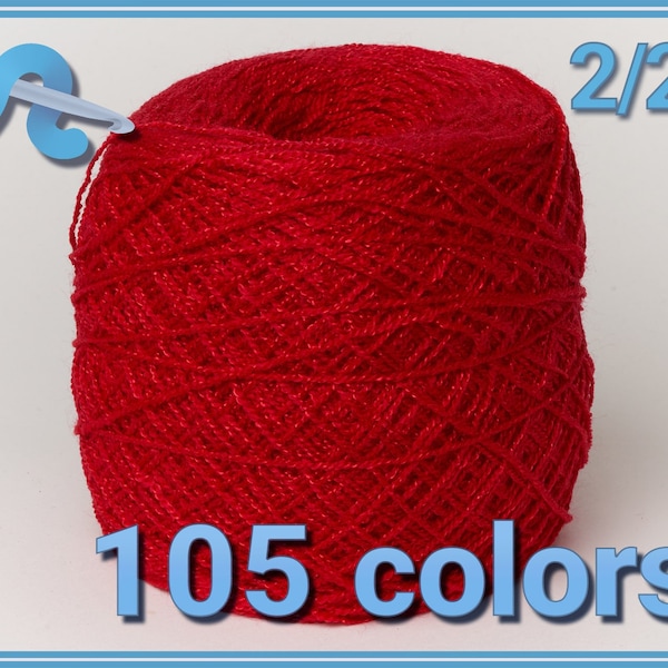 CRYSTAL [100grs] - 2 of 2 - La Pantera Rosa | Fine Mexican Crochet Thread Yarn for Clothing and Crafts