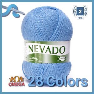 NEVADO [200grs] by Omega - Soft and Warm Knitting Yarn