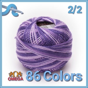 PERLE OMEGA NO.8 [10grs] - 2 of 2 - 100% Egyptian Cotton Thread for Embroidery Craft