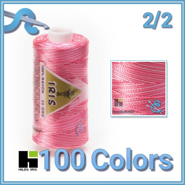 SEDA IRIS [25g] - 2 of 2 - Machine Embroidery Thread - 100% Viscose Rayon Shiny Thread