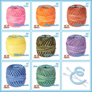CROCHET OMEGA NO.30 [30grs] - 100% Mercerized Cotton Yarn for Fine Crochet image 8