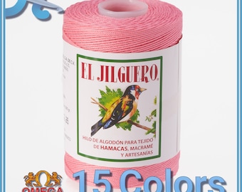 JILGUERO [200grs] by Omega - Macrame Cotton thread for Hammocks, Crochet and Crafts