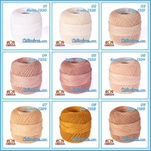 CROCHET OMEGA NO.30 [30grs] - 100% Mercerized Cotton Yarn for Fine Crochet image 2