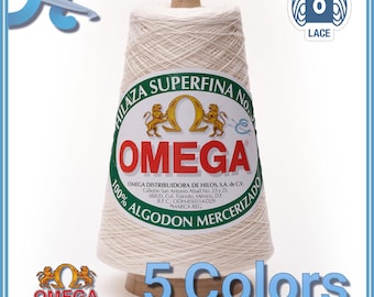 SUPERFINA NO.30 [240grs] by Omega - 100% Mercerized Cotton Yarn ideal for Fine Crochet