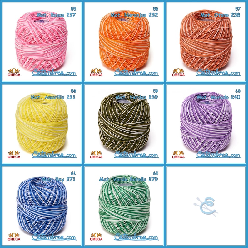 CROCHET OMEGA NO.20 [30grs] - 100% Mercerized Cotton Yarn for Fine Crochet image 8