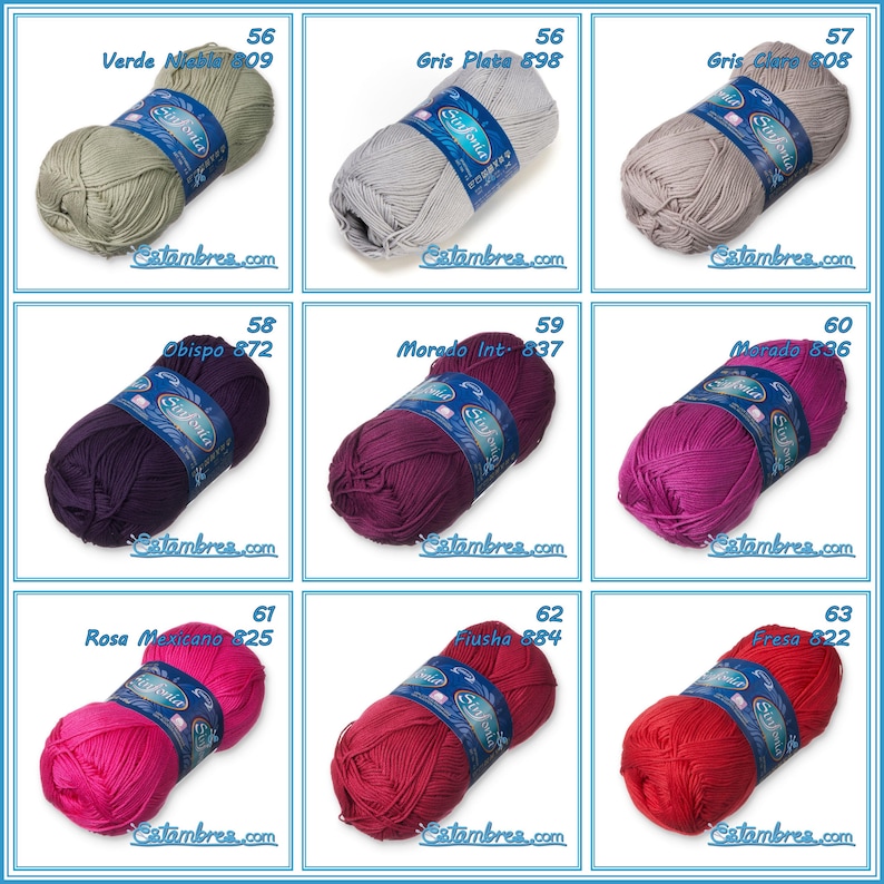 SINFONIA [100grs] by Omega - Elegant Fine 100% Mercerized Cotton Yarn for Knitting and Crafts image 10