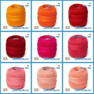 CROCHET OMEGA NO.20 [30grs] - 100% Mercerized Cotton Yarn for Fine Crochet image 4