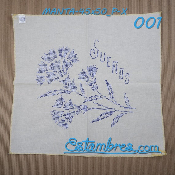 PUNTO DE CRUZ manta 45x50cm Napkins for Stamped Cross-stitch Embroidery 