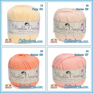 la ABUELITA OMEGA [50grs] - Ideal for Amigurumi 100% NON-Mercerized Cotton Yarn image 6