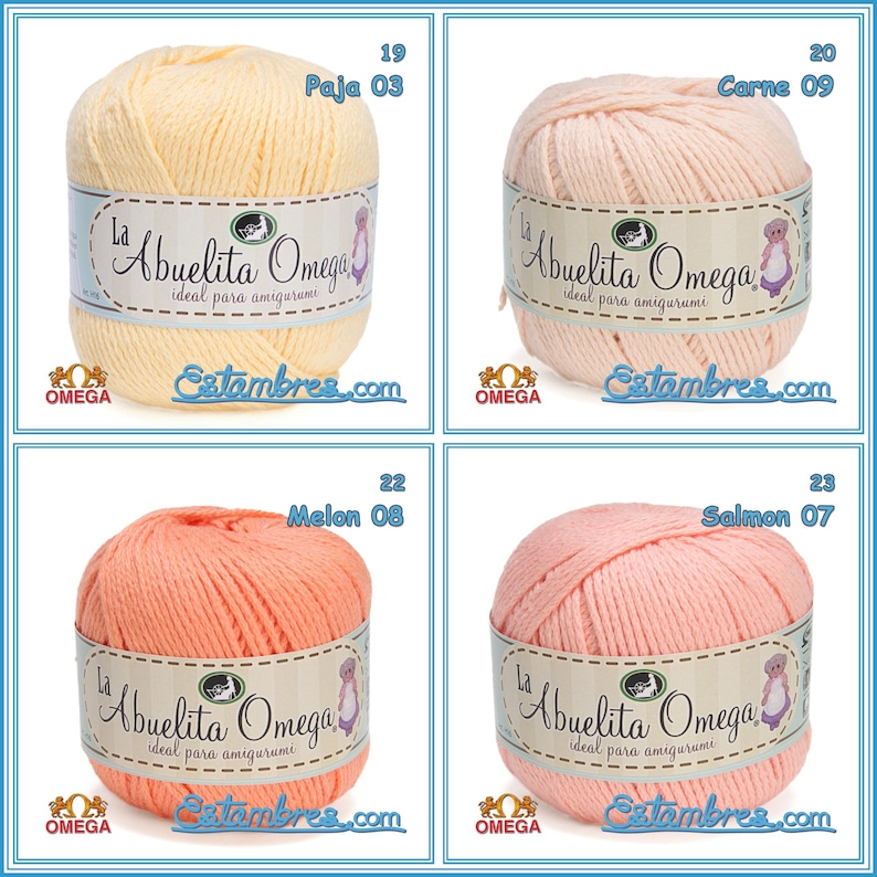 la ABUELITA OMEGA [50grs] - Ideal for Amigurumi 100% NON-Mercerized Cotton Yarn image 6