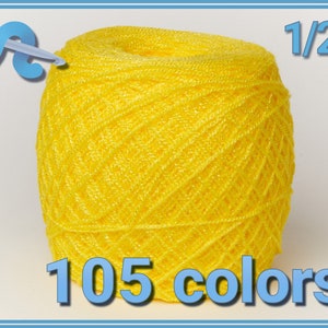 Hilo De Lentejuela Cono De 100gr Varios Colores. Sequin Crochet
