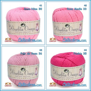 la ABUELITA OMEGA [50grs] - Ideal for Amigurumi 100% NON-Mercerized Cotton Yarn image 10