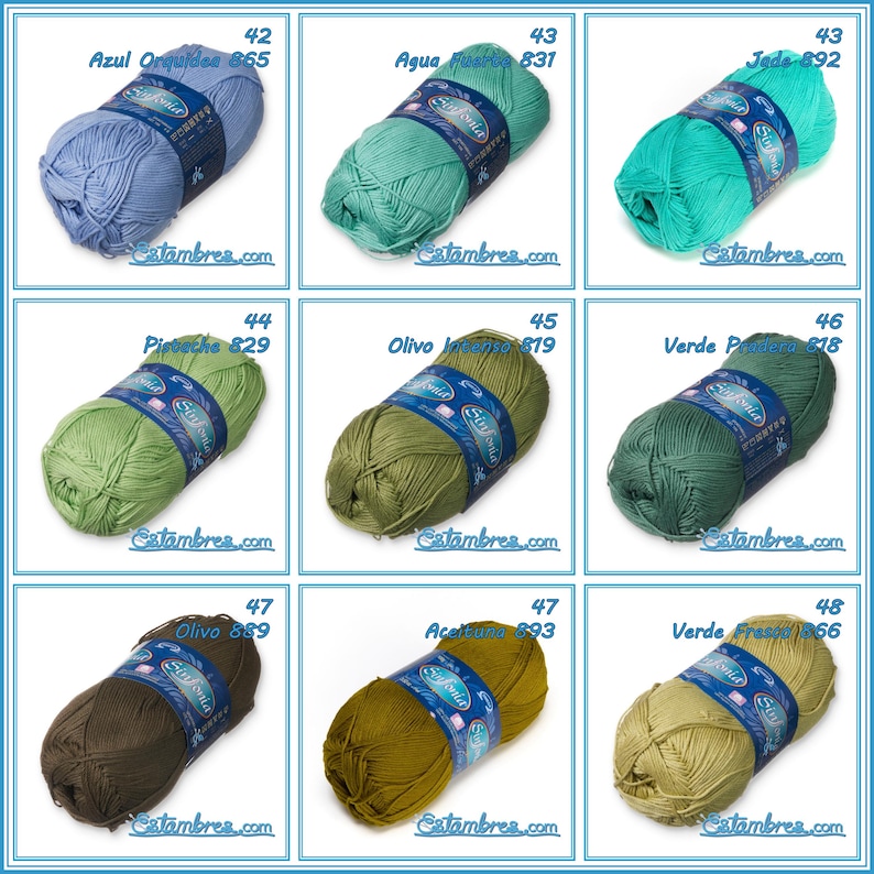 SINFONIA [100grs] by Omega - Elegant Fine 100% Mercerized Cotton Yarn for Knitting and Crafts image 8