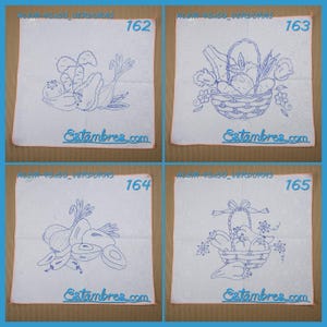 VERDURAS [Alemanisco 45x50cm] - Napkins for Stamped Cross-Stitch Embroidery image 6