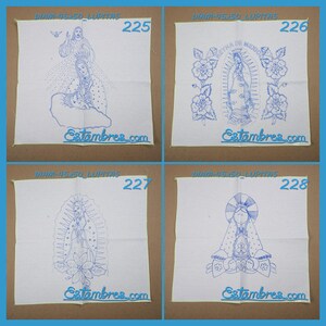 VIRGEN [Diamante 45x50cm] - Napkins for Stamped Cross-Stitch Embroidery image 2