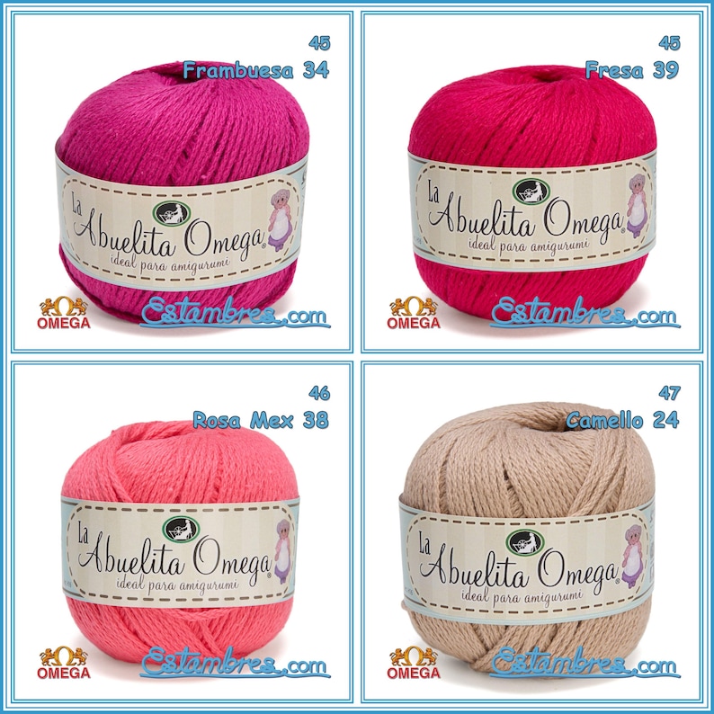 la ABUELITA OMEGA [50grs] - Ideal for Amigurumi 100% NON-Mercerized Cotton Yarn image 11
