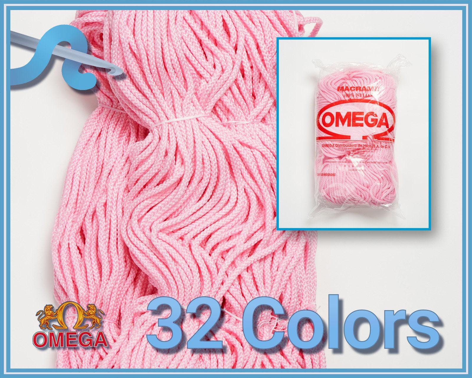 MACRAME OMEGA [500grs] - Nylon String for Macrame Craft - Etsy