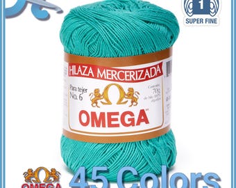 OMEGA NO.6 [70grs] by Omega - Soft Yarn 100% Mercerized Cotton Yarn